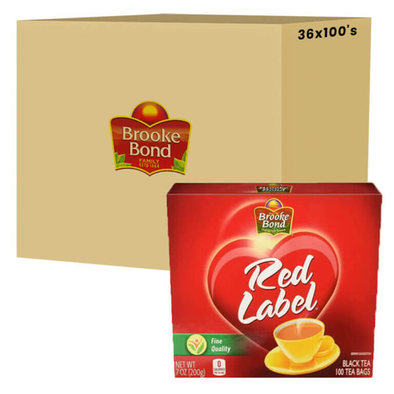 Brooke Bond Red Label Black Tea Bags 36x100s