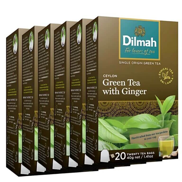 Dilmah Ceylon Green Tea with Ginger