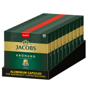 Jacobs Kronung Crema Coffee Capsules Nespresso Compatible