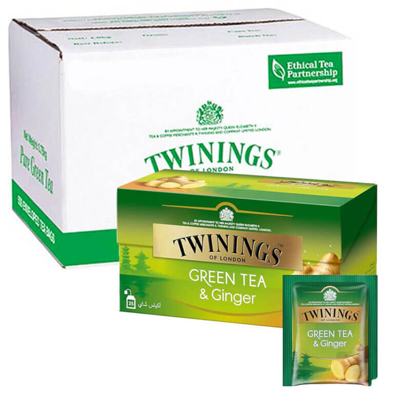 Twinings Green Tea and Ginger 12x25s