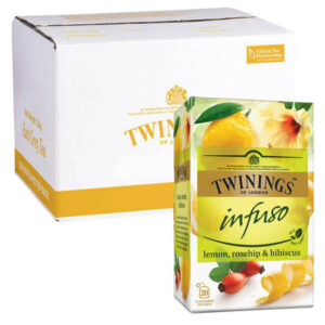 Twinings Infuso Lemon Rosehip Hibiscus tea 6x20s