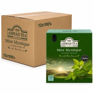 Ahmad Mint Mystique Green Tea Envelope 100 Tea Bag