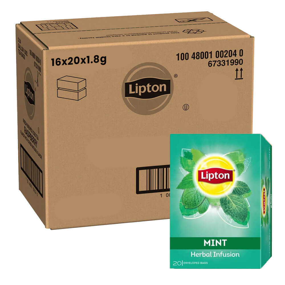 Lipton Herb Tea Bag Mint 16x20x1.8g