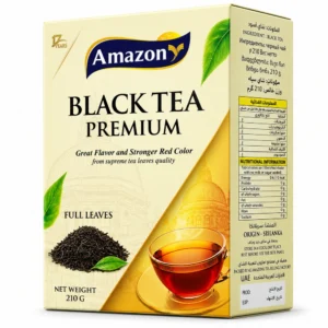 Ceylon Black Tea Full Leaves Saudi Market 210g