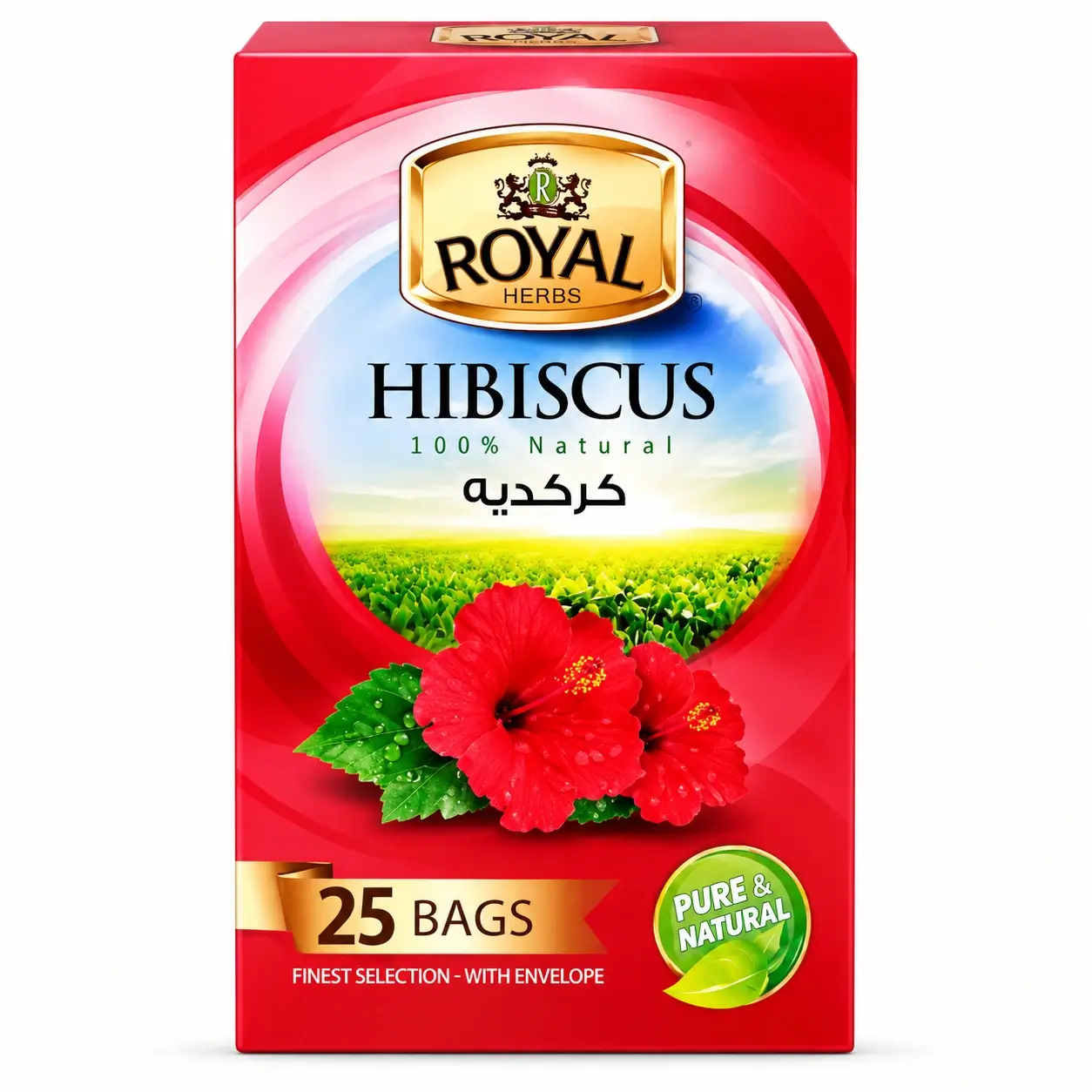 أكياس شاي كركديه رويال هيربس